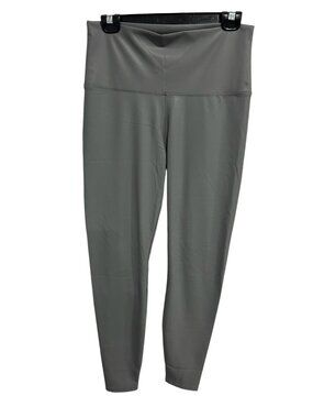 Large High Waisted Gray Soft Elastic Waist Stretch Leggings Gymcore Neutral